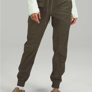 NWT Lululemon Dance Studio Mid-Rise Jogger *Full Length Army Green Sz 4